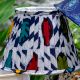 Multicolour Batik Pleated Empire Lampshade Large